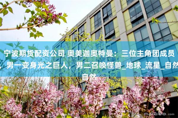 宁波期货配资公司 奥美迦奥特曼：三位主角团成员，男一变身光之巨人，男二召唤怪兽_地球_流星_自然