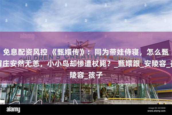 免息配资风控 《甄嬛传》：同为带娃侍寝，怎么甄嬛眉庄安然无恙，小小鸟却惨遭杖毙？_甄嬛跟_安陵容_孩子